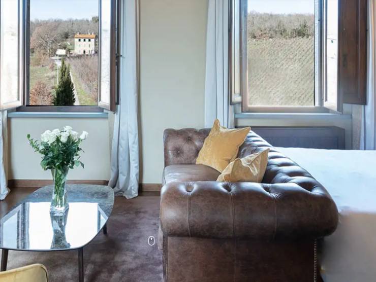 camera interna del resort castel monastero